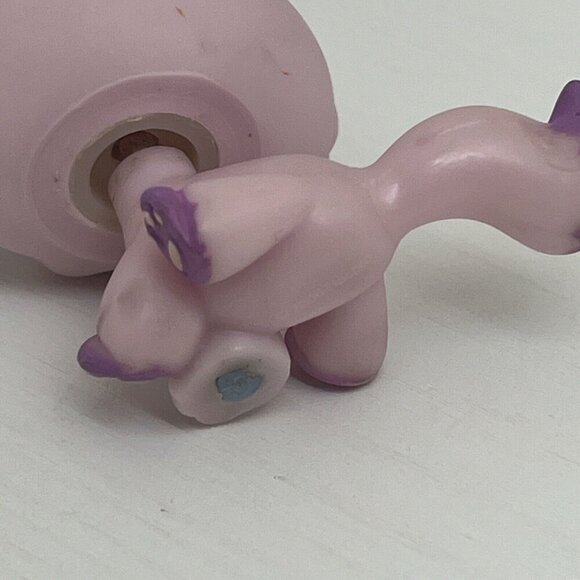 Littlest Pet Shop TABBY CAT 576 Purple Clover Eyes Hasbro 2006 LPS Pink & Purple - Picture 5 of 8